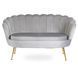 Софа  MEBEL ELITE ZENDAYA 138 см Сірий
