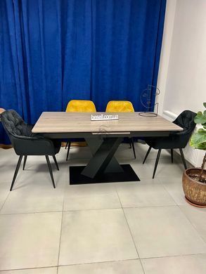 Стол раскладной TML-680 VETRO 160(200)x90 Пепельный Дуб фотография