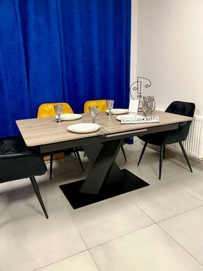 Стол раскладной TML-680 VETRO 160(200)x90 Пепельный Дуб фотография