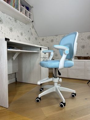 Крісло обертове дитяче з підставкою для ніг PERFECT KIDS BLUE Perfect Home Україна Блакитний