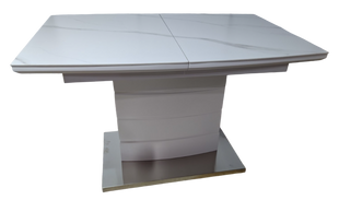 Стол Раскладной DT 8053 DAOSUN 120(160)x80 Керамика Белый фотография
