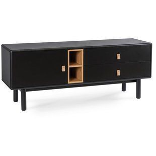 ТВ Тумба MEBEL ELITE ARTI 140 Черный фотография