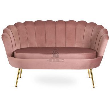 Софа  MEBEL ELITE ZENDAYA 138 см Рожевий