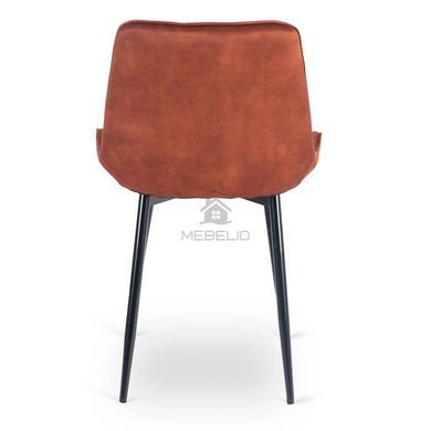 Стілець оксамитовий MEBEL ELITE CHRIS Velvet Рудий
