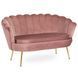 Софа  MEBEL ELITE ZENDAYA 138 см Рожевий