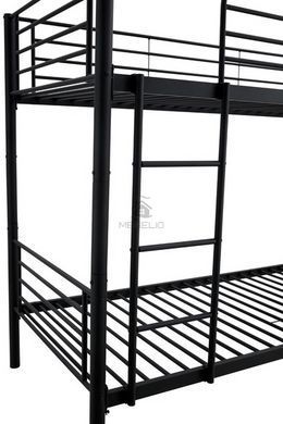 Кровать BUNKY Двухэтажная Halmar 90х200 Черный фотография