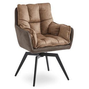 Стілець поворотний MEBEL ELITE ISLA Коричневий