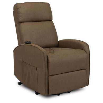 Крісло реклайнер MEBEL ELITE COLTON тканин Коричневий