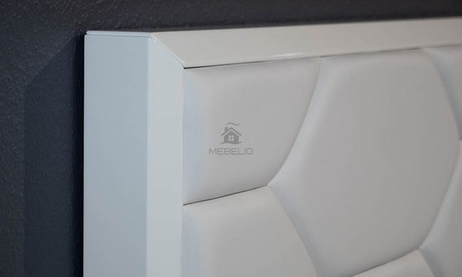 Кровать ИНФИНИТИ Prestol 180x200 Белый Экокожа фотография