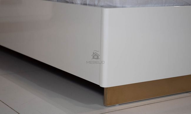 Кровать ИНФИНИТИ Prestol 180x200 Белый Экокожа фотография