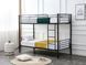 Кровать BUNKY Двухэтажная Halmar 90х200 Черный