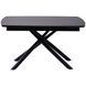 Стіл розкладний PALERMO BLACK MARBLE Concepto 140(200)x90 Кераміка Матовий Чорний