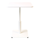 Стол Ibiza Soft light Lovko 70x70 Белый металл/белый