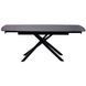 Стіл розкладний PALERMO BLACK MARBLE Concepto 140(200)x90 Кераміка Матовий Чорний