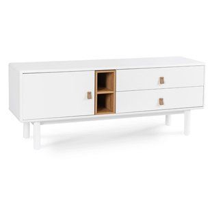 ТВ Тумба MEBEL ELITE ARTI 140 Белый фотография