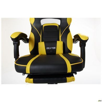 Комп'ютерне крісло VR Racer Dexter Webster AMF Чорний/жовтий