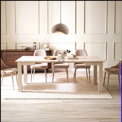 Стіл розкладний MEBEL ELITE BEN 80(200)х80 Кашемір