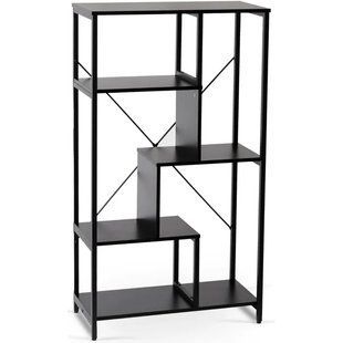 Стеллаж MEBEL ELITE TIM черный фотография
