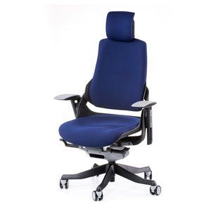 Офісне крісло  WAU NAVYBLUE FABRIC Special4You синій фотографія