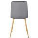 Комплект стол MEBEL ELITE HARRY 102(142)х102 см, дубовый ремесленник, и 4 стульев FREDY, серого цвета
