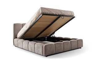 Ліжко (з підйомним механізмом) Perfect Home Нубія / Nubia 180x200 з м'яким ізголів'ям двоспальне