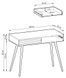 Стіл туалетний Perfect Home Оро / Oro з 2 шухлядами і чорними ніжками T102 MDF Бежевий