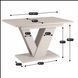 Стол раскладной MEBEL ELITE CLARK 120(160)х80 см Кашемир/кашемир