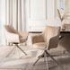 Стілець поворотний MEBEL ELITE ASPEN Velvet  бежевий/кашемір