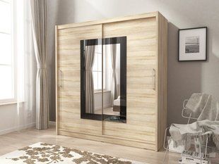 Шафа-купе Perfect Home Вікі II / Wiki II 200 2-дверна з дзеркалом Дуб сонома