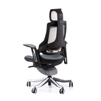 Компьютерное кресло WAU BLACK FABRIC, CHARCOAL NETWORK Special4You серый фотография