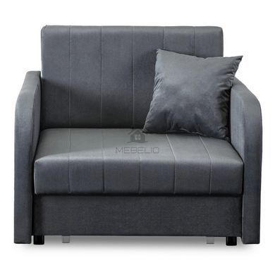 Кресло раскладное MEBEL ELITE VERO 97  см Серый/велюр