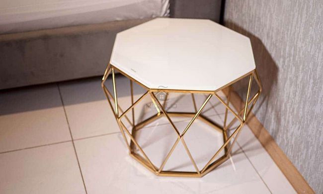 Журнальный столик ПЕРФЕКТ Prestol 56x44 Белый