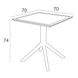 Cтол Siesta Onto Sky Table 70 Dark grey