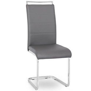Стул MEBEL ELITE LOCA, экокожа Серый фотография