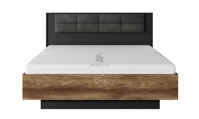 Кровать СТОКГОЛЬМ Prestol 160x200 Каштан / Антрацит с подъемным механизмом фотография