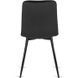 Комплект стол MEBEL ELITE LAUREN 90х90 см дубовый/черный, и 4 стульев ROBIN черный