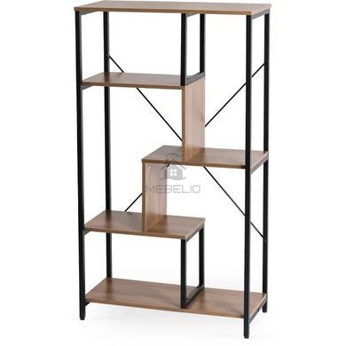 Стеллаж MEBEL ELITE TIM орех / черный фотография