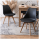 Стул MEBEL ELITE SCANDI Черный/Дуб