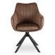 Стілець поворотний MEBEL ELITE MUMBAI Velvet&nbsp;2 Коричневий