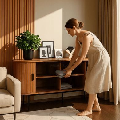Комод MEBEL ELITE TRISH 180 Дуб