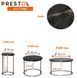 Журнальный столик GLORY XL Night Prestol 80x80 Черный