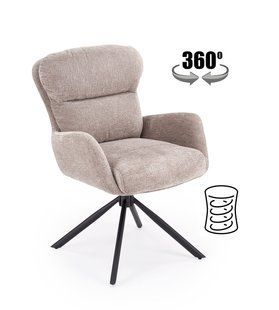 Кресло поворотное K-593 Halmar серый фотография