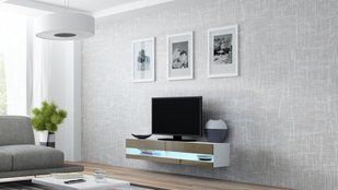 ТВ Тумба VIGO RTV Cama 140 New Білий Мат / Лате Глянець фотографія