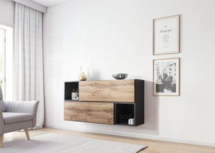 Стінка ROCO 14 Cama Антрацит / Дуб Вотан фотографія