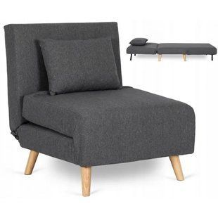 Кресло раскладное MEBEL ELITE MARRY ткань Серый