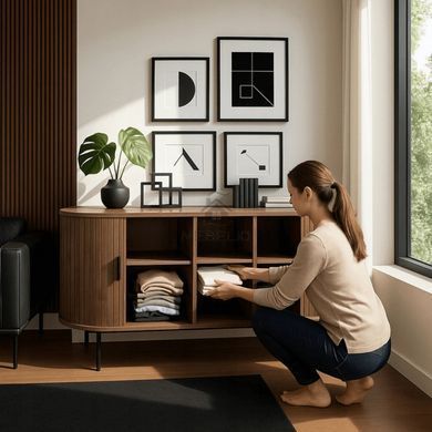 Комод MEBEL ELITE TRISH 180 Орех фотография