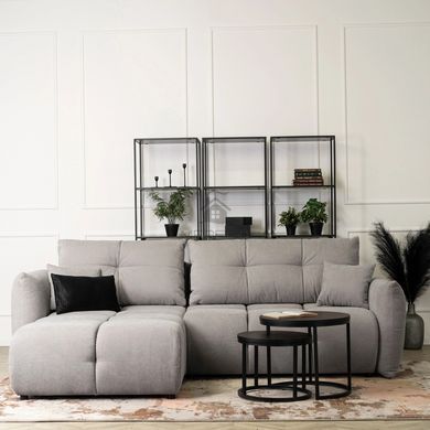 Кутовий диван MEBEL ELITE ALMA 250 см Беж (лівий)