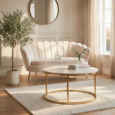 Журнальный столик MEBEL ELITE VENICE 80x80 Белый