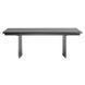 Стол раскладной REAL BLACK MARBLE Concepto 180(260)x90 Керамика Черный