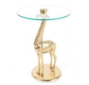 Журнальный стол ANIMAL SM225 Arhome 40x40 Gold фотография